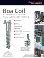 Boa Coil Expansion Anchor