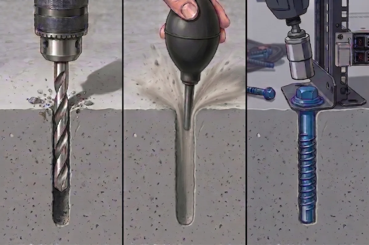 Drill, clean, drive sample images