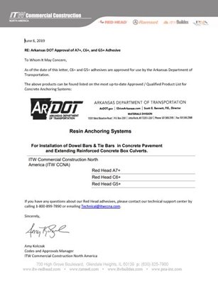 c6 arkansas g5 approval dot a7 engineering approvals